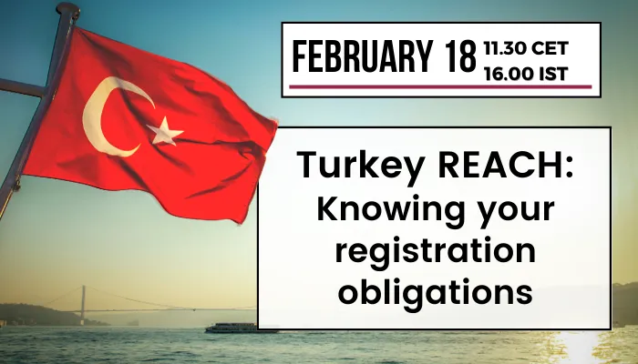 Knowing your registration obligations under Turkey REACH