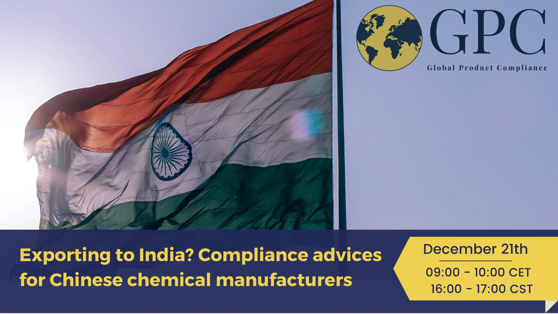 Exporting to India? Compliance advices for Chinese chemical manufacturers 