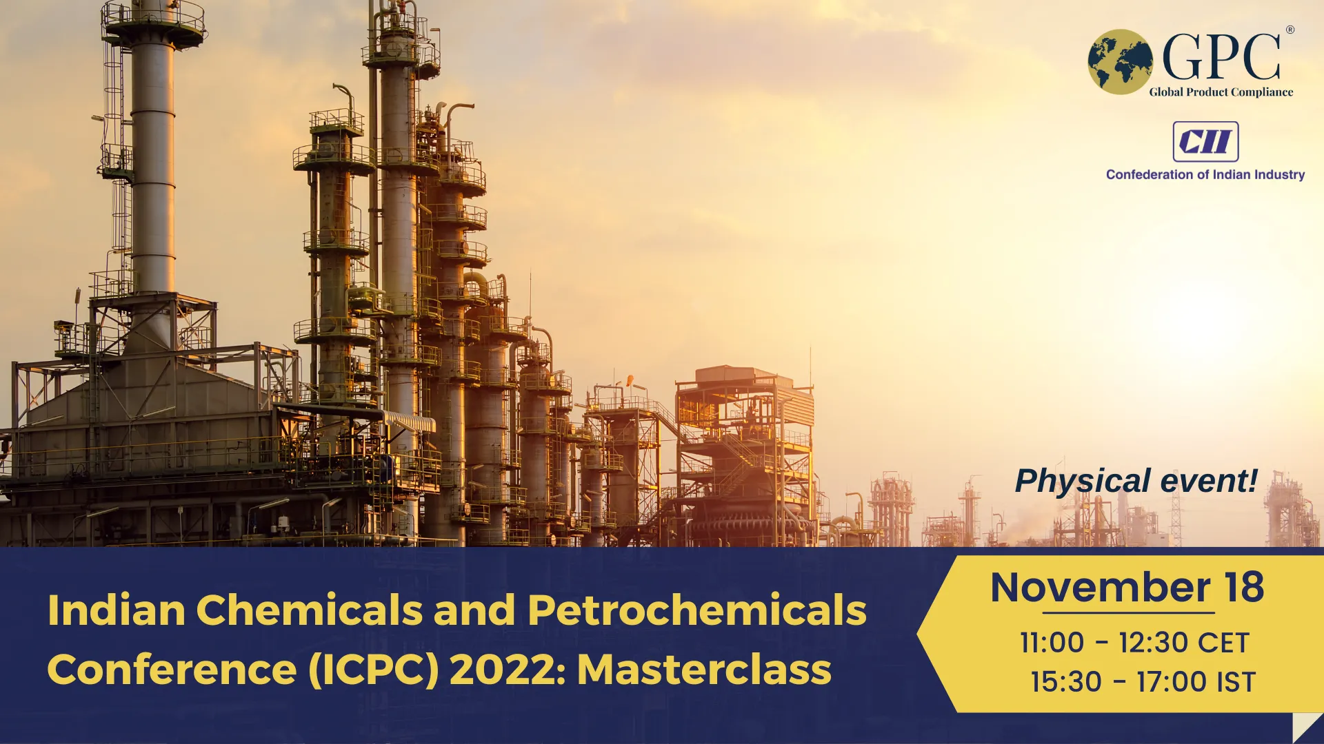 Indian Chemicals and Petrochemicals Conference ICPC 2022: Masterclass