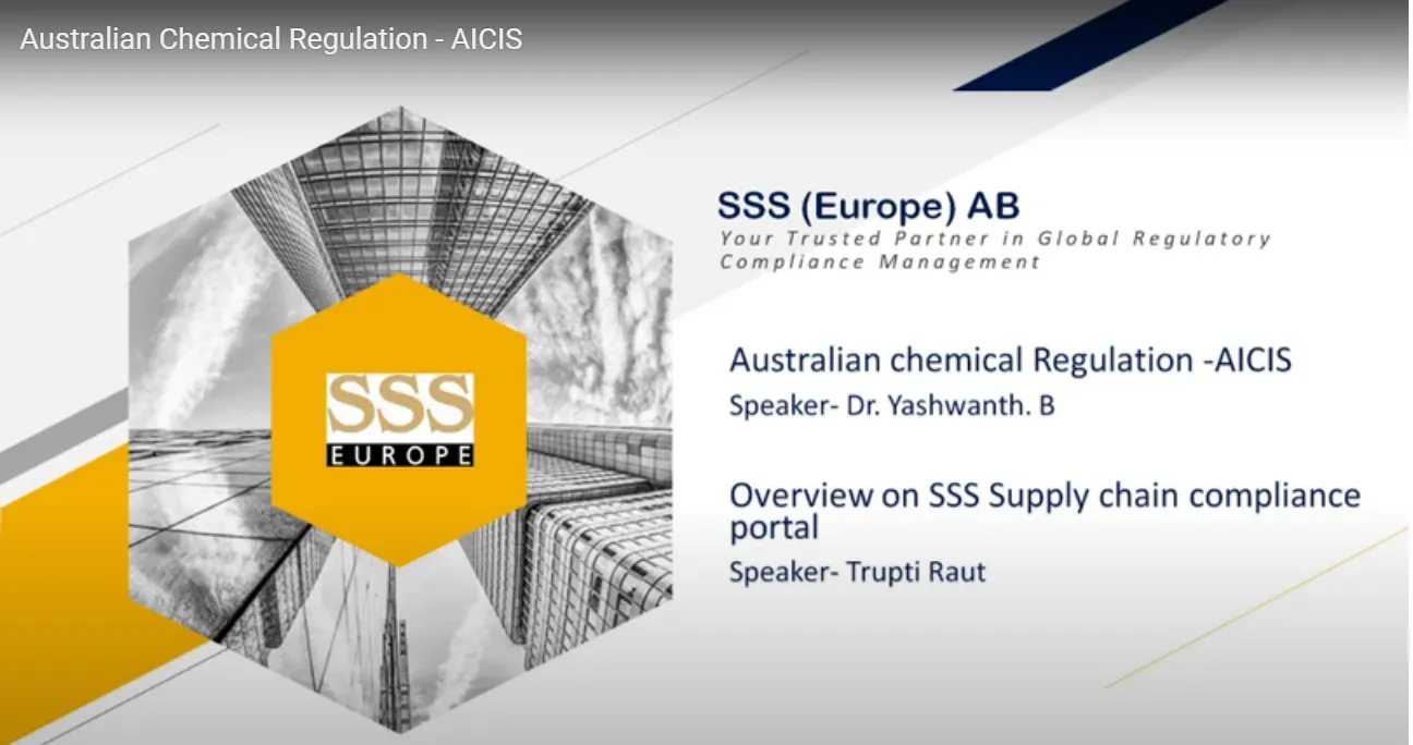 Australian Chemical Regulation - AICIS
