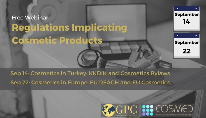 Free Webinar on Regulations Implicating Cosmetic Products