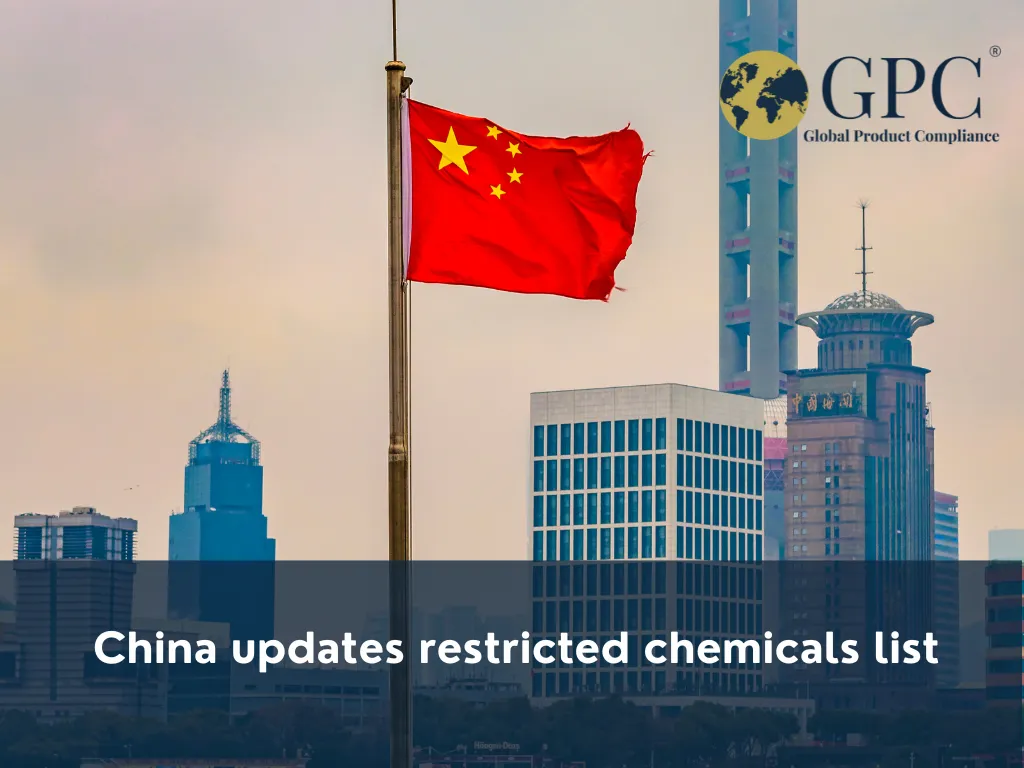 China updates restricted chemicals list